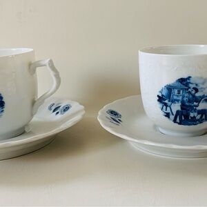 Hand painted cups from Holland